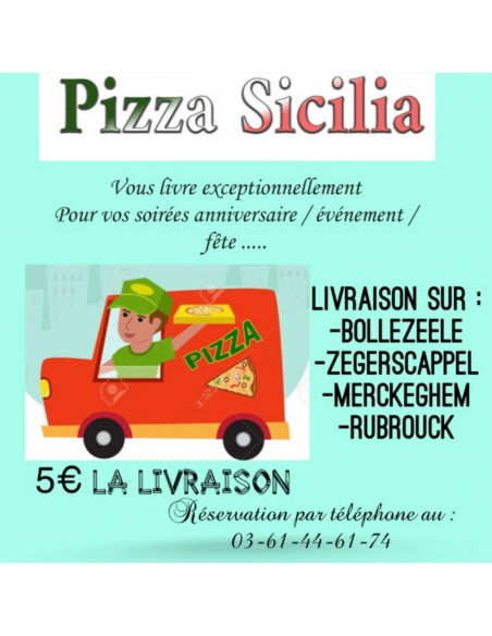 Pizza Sicilia réducs - Opale CE